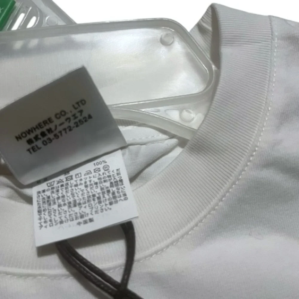 NWT A Bathing Ape BAPE Check By Bathing Ape White Tee Brand New